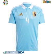 Maglie da calcio Belgio Wout Faes #4 Seconda Maglia Europei 2024 Manica Corta